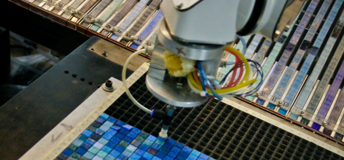 robotic mosaic production