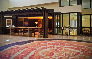Hilton Costa Mesa Floral Floor Pendant