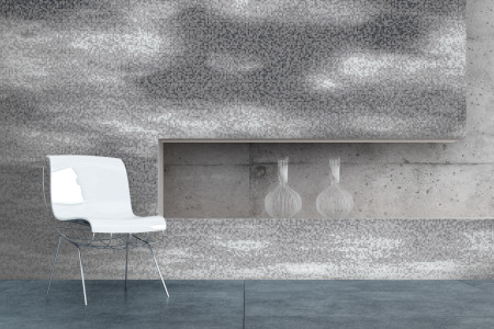 Grey Sky Contemporary Artistic Mosaic installation by Artaic