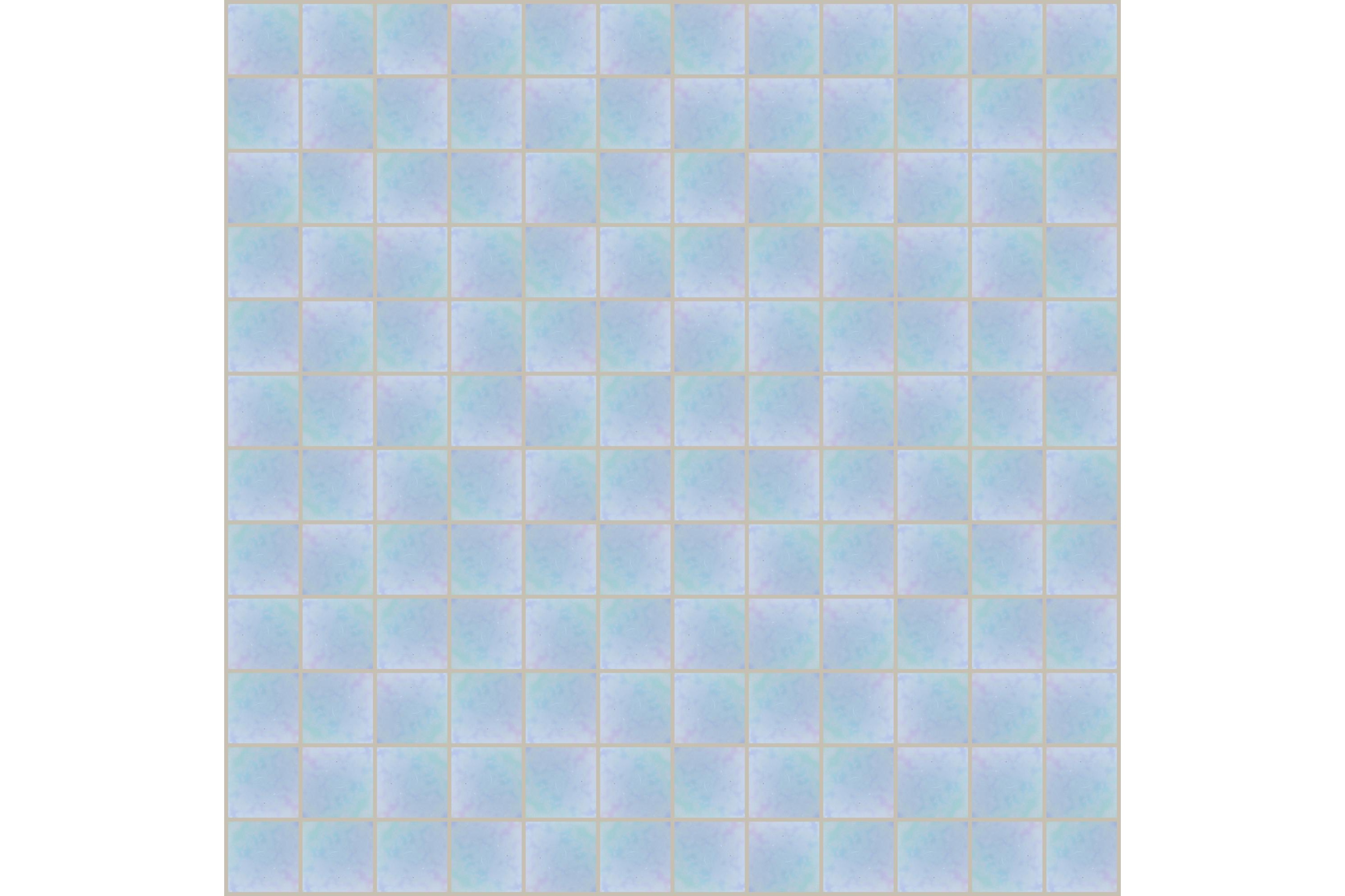 SG-O494 Cerulean Light Blue Opalescent Sintered Glass Mosaic Tile | ARTAIC