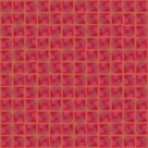 Cadmium Red Sintered Glass Tile