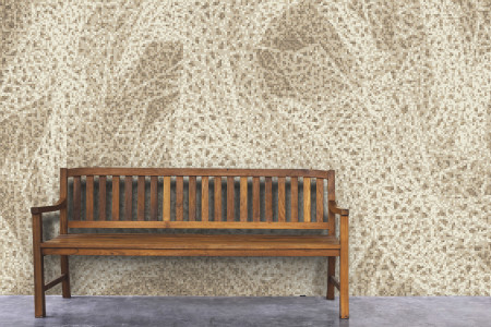 Brown weave patterns  Textural Mosaic installation by Artaic