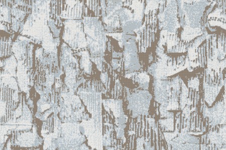 Blue distressed texture Contemporary Textural Mosaic by Artaic