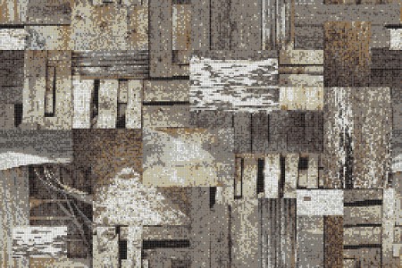Brown wooden pallets Contemporary Textural Mosaic by Artaic