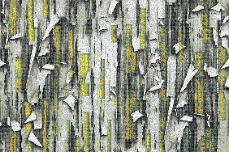Green tree bark Contemporary Textural Mosaic by Artaic