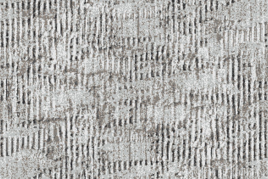 Grey cardboard Contemporary Textural Mosaic by Artaic