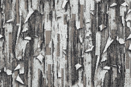 Grey tree bark Contemporary Textural Mosaic by Artaic