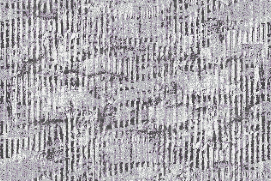 Purple cardboard Contemporary Textural Mosaic by Artaic