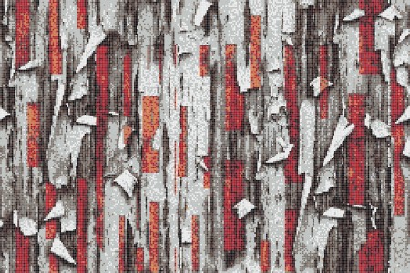 Red tree bark Contemporary Textural Mosaic by Artaic