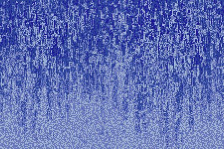 Blue downpour Contemporary Abstract Mosaic by Artaic