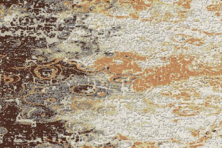 Brown coast Contemporary Abstract Mosaic by Artaic