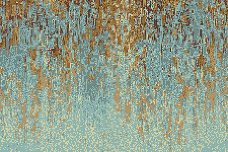 Brown downpour Contemporary Abstract Mosaic by Artaic