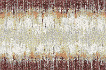 Brown Waterfall Contemporary Abstract Mosaic by Artaic