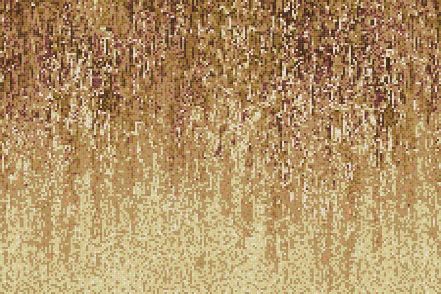 Tan downpour Contemporary Abstract Mosaic by Artaic