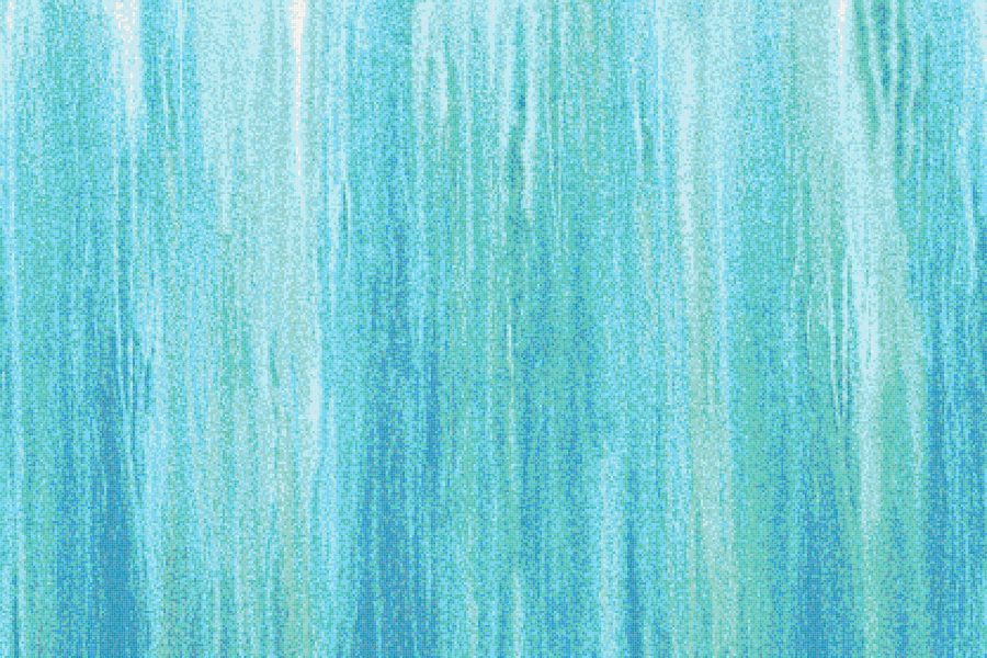 Blue Waterflow Contemporary Artistic Mosaic by Artaic
