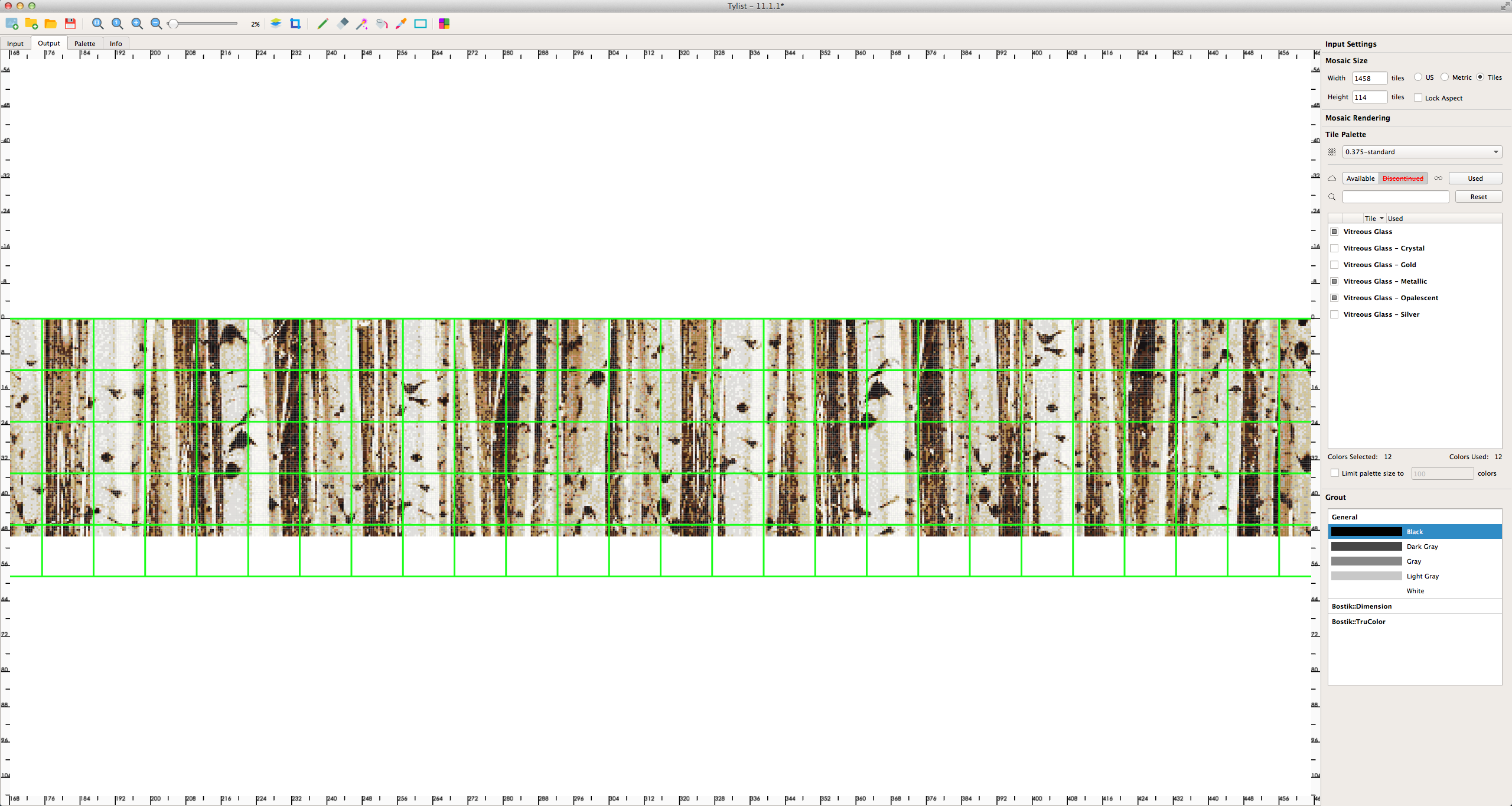 01161076 Cliff Lodge ballroom Aspen Naturally Refine Mosaic birch trees tylist screen shot 