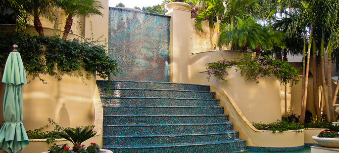Ritz Carlton Coconut Grove Mosaic Mural
