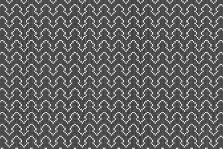 Black Repeating Contemporary Geometric Mosaic by Artaic