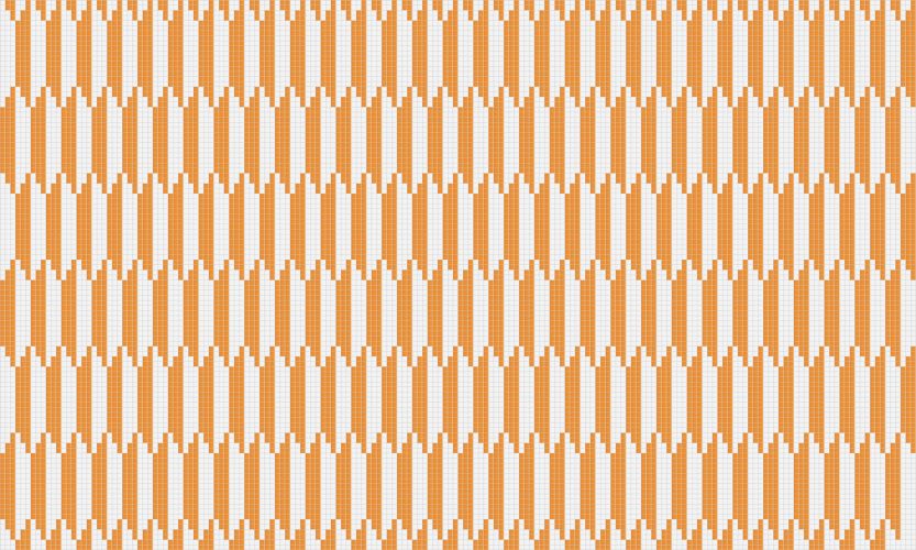 Orange Repeating Tile Pattern | Obelisk Ablaze By Artaic