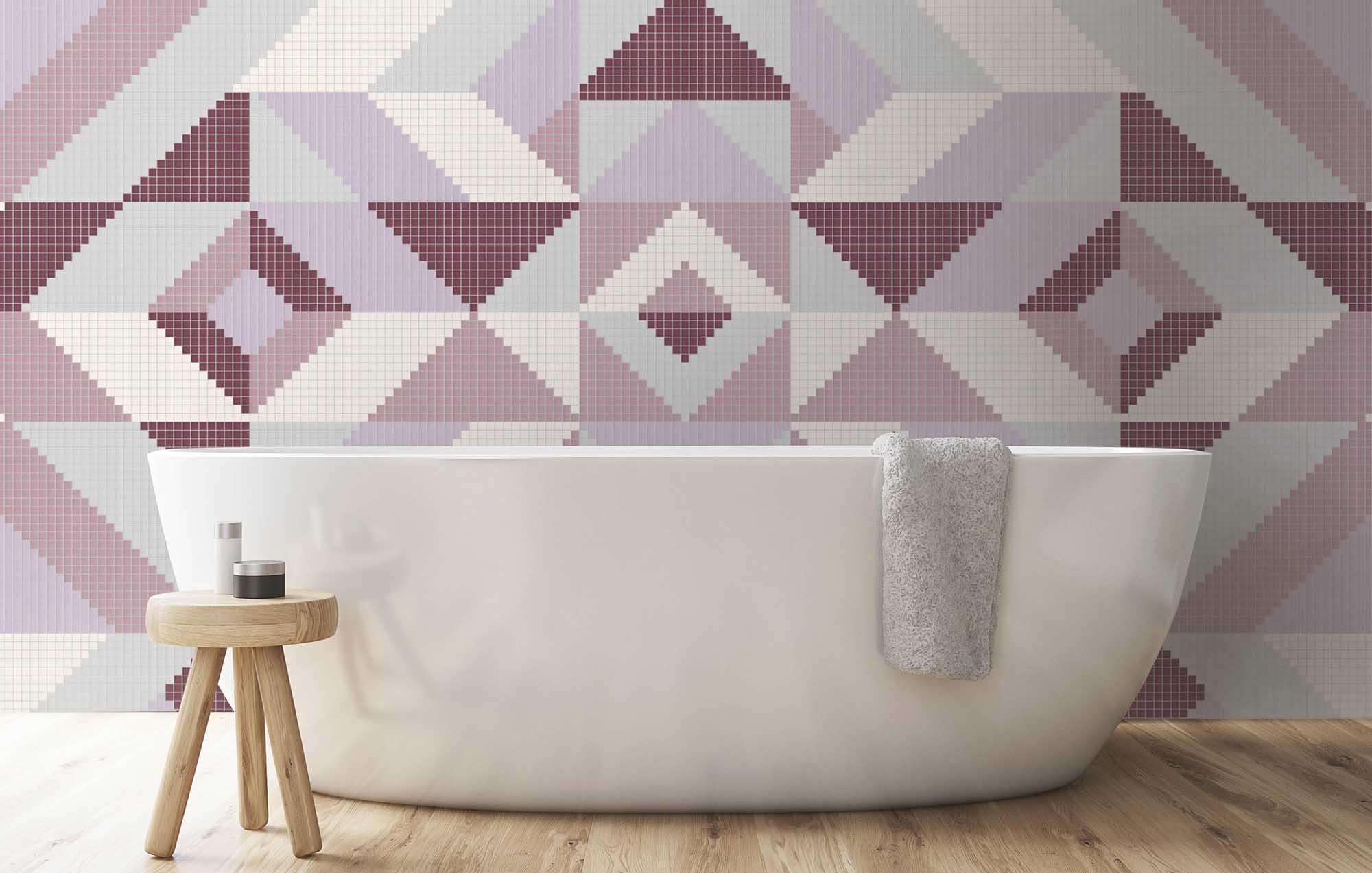 Pink Repeating Tile Pattern | Kaleido Rose By Artaic