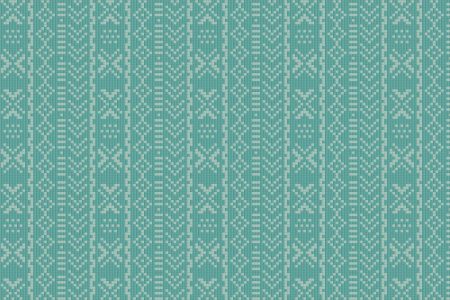 Turquoise Repeating Contemporary Geometric Mosaic by Artaic