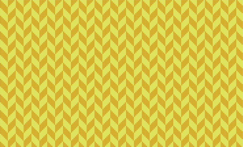 Yellow Repeating Tile Pattern | Chevron Primero1 By Artaic