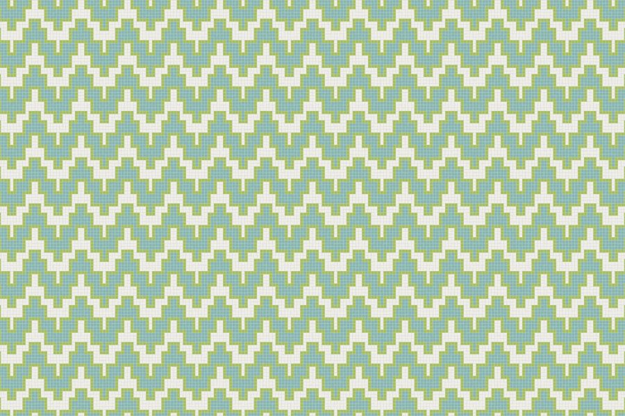 Maya Aloe Tile Pattern