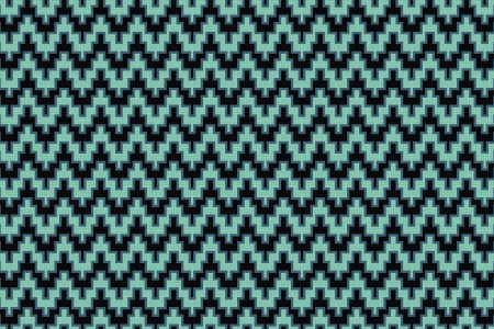 Maya Turquoise Tile Pattern