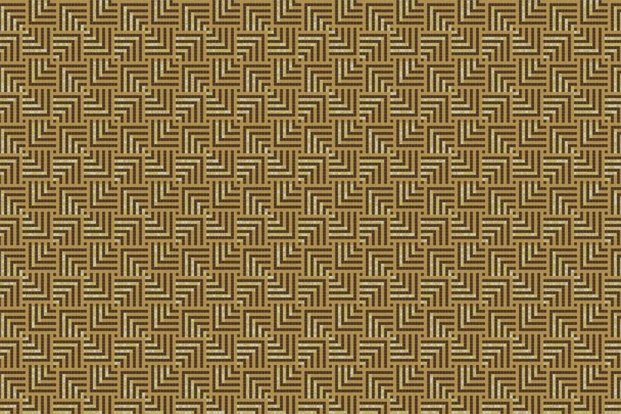 Plateau Gold Tile Pattern