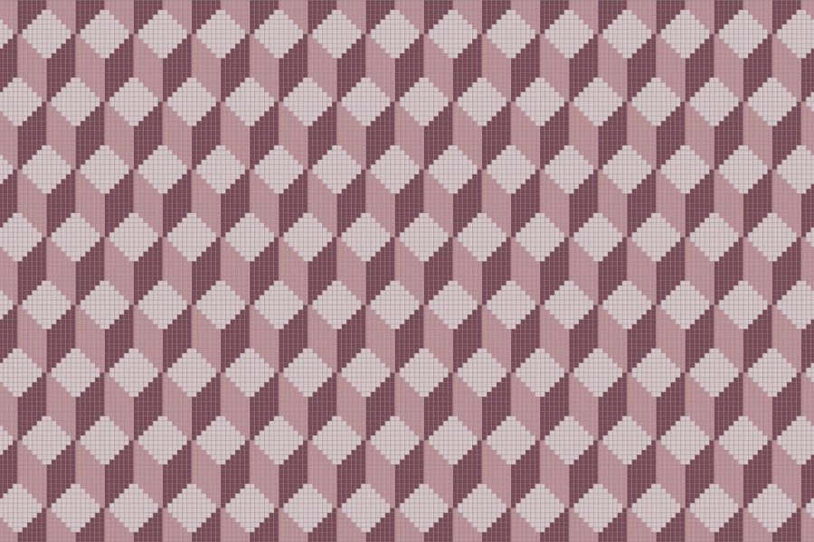 Rubix Amethyst3 Tile Pattern