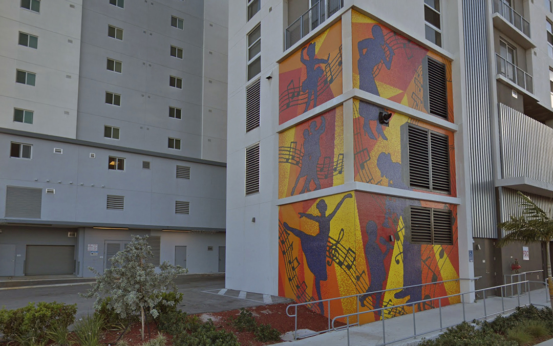 Liberty City Miami Custom Mosaic  Artaic Innovative Mosaic